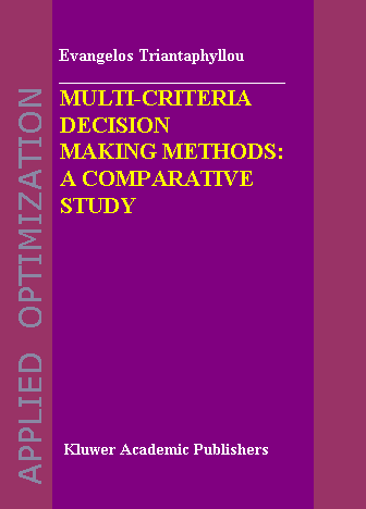 A Unique Book on Multi-Criteria Decision Making (MCDM) Methods
